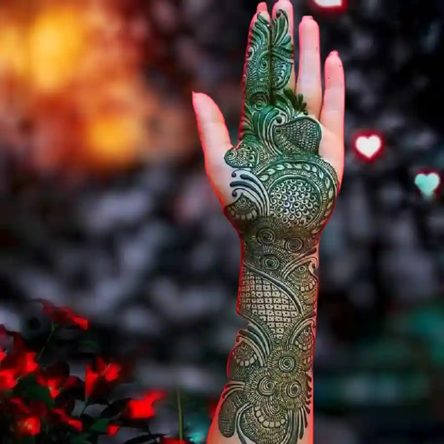 Mehndi Design 2024 Arabic