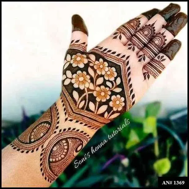 Mehndi Design 2024 Arabic