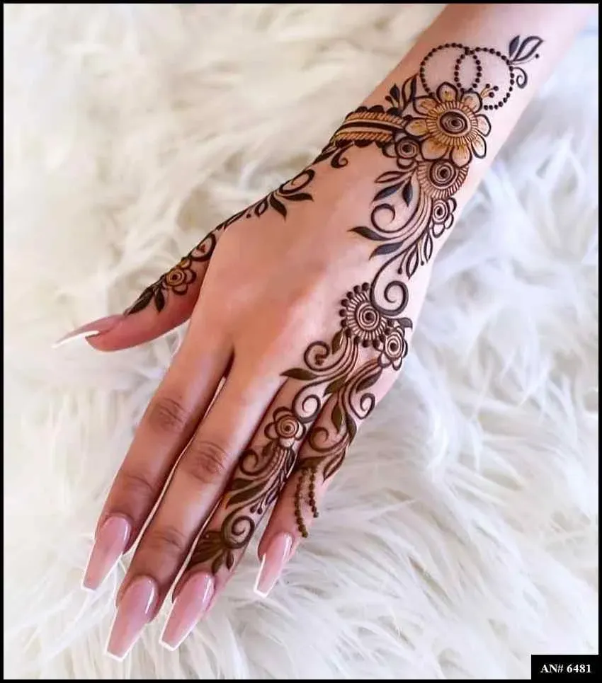 Mehndi Design 2024 Arabic