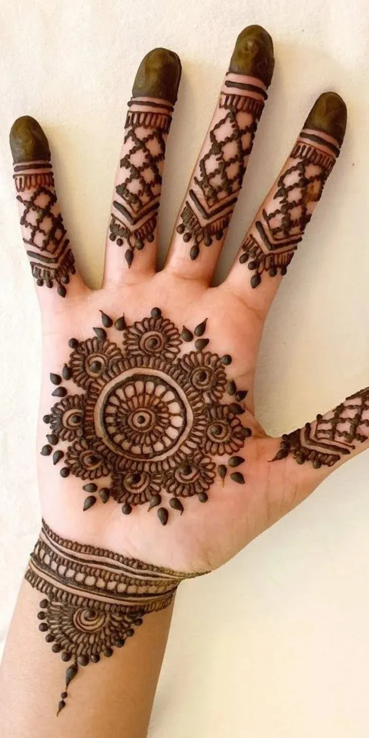 Finger Mehndi Design