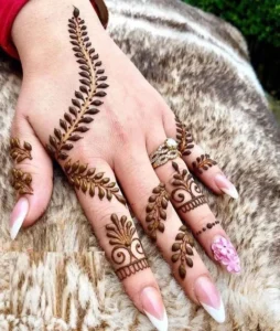 Finger Mehndi Design