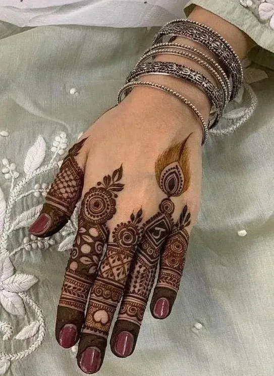 Finger Mehndi Design