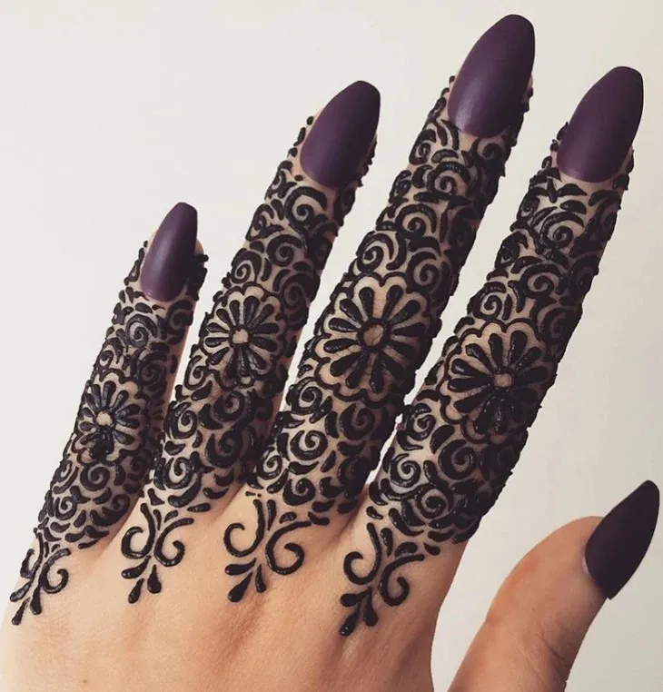 Finger Mehndi Design