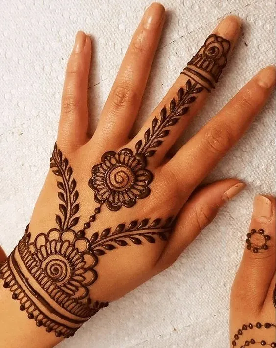 Finger Mehndi Design