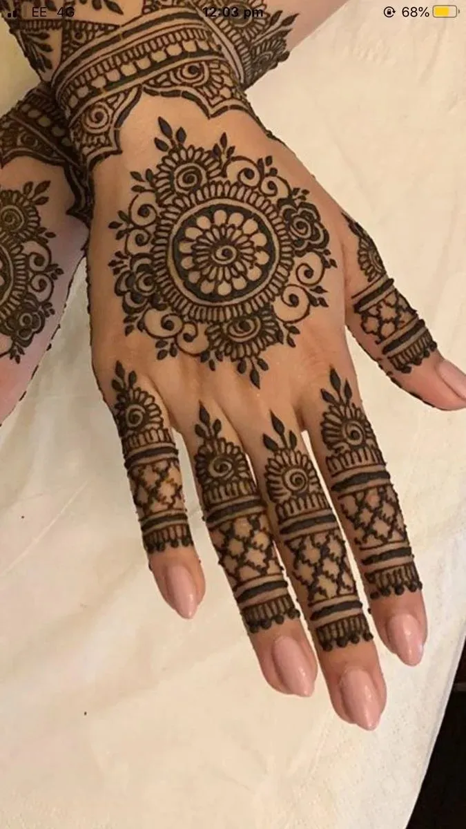 Finger Mehndi Design
