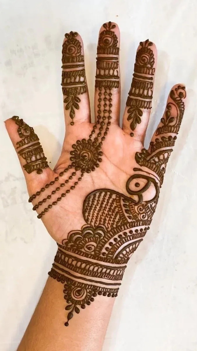 Finger Mehndi Design