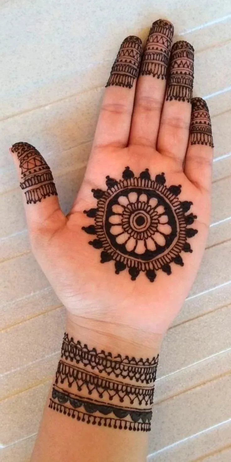 Finger Mehndi Design