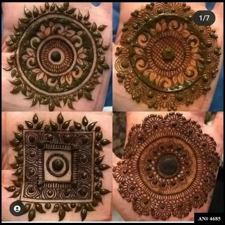 Round Mehndi Design