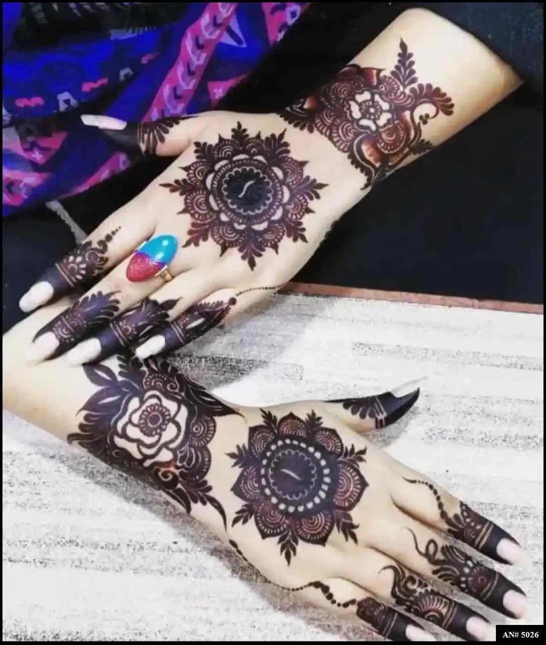 Round Mehndi Design