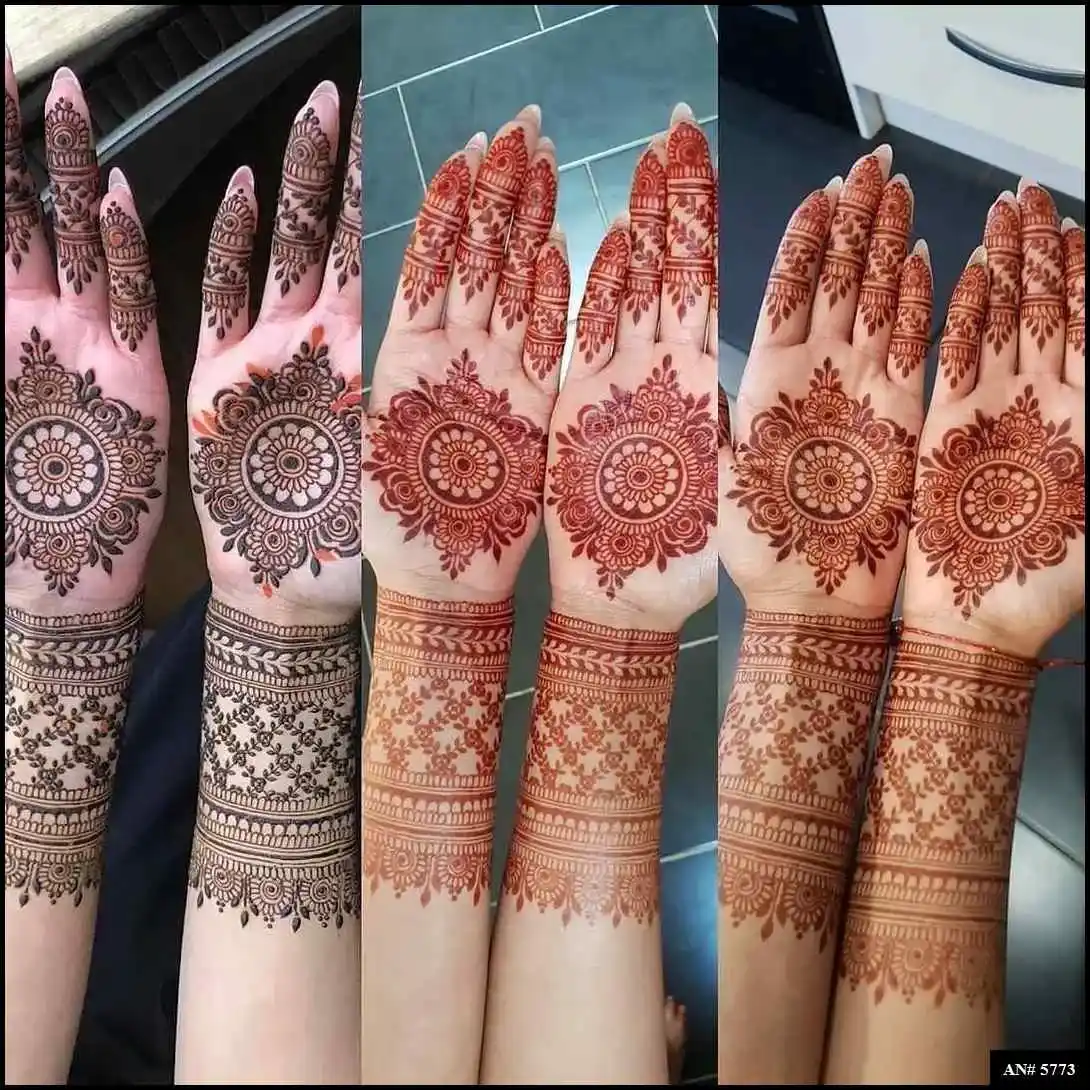 Round Mehndi Design