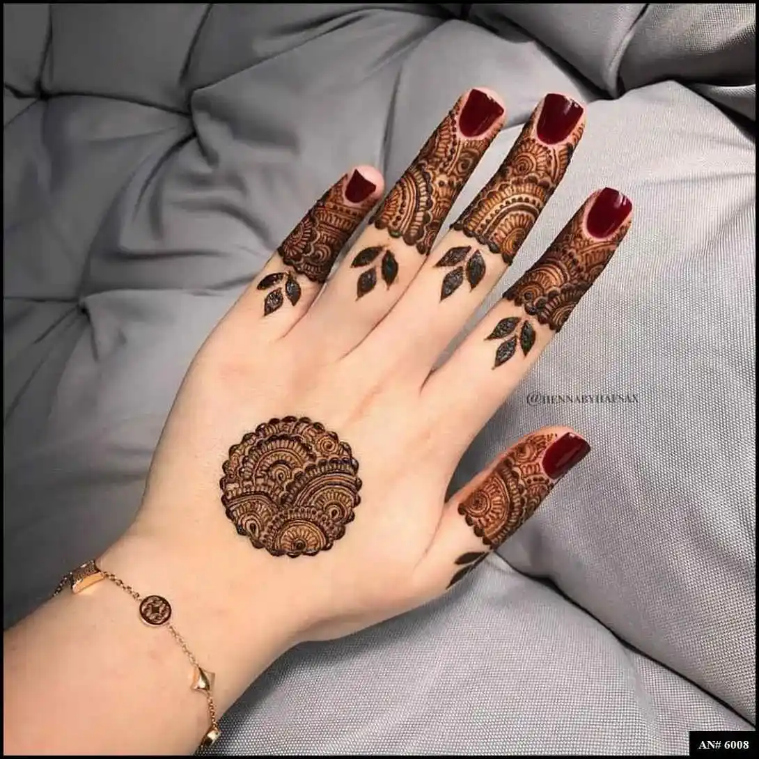 Round Mehndi Design