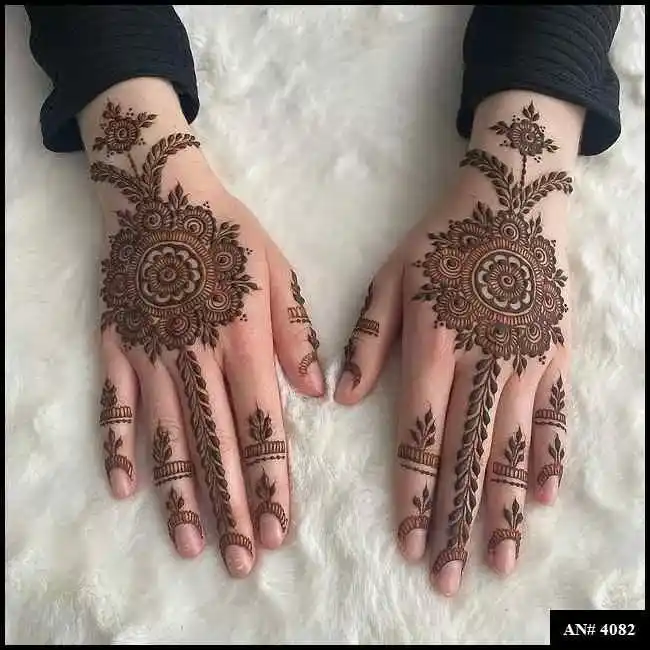 Round Mehndi Design