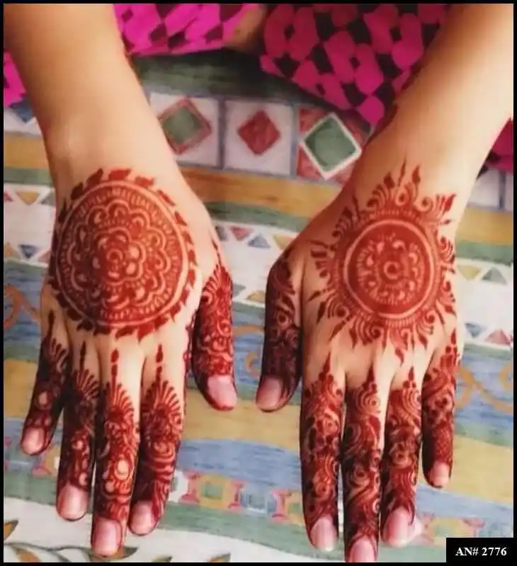 Round Mehndi Design