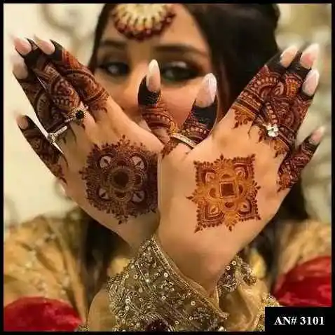 Round Mehndi Design