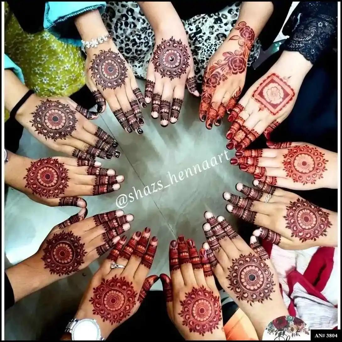 Round Mehndi Design