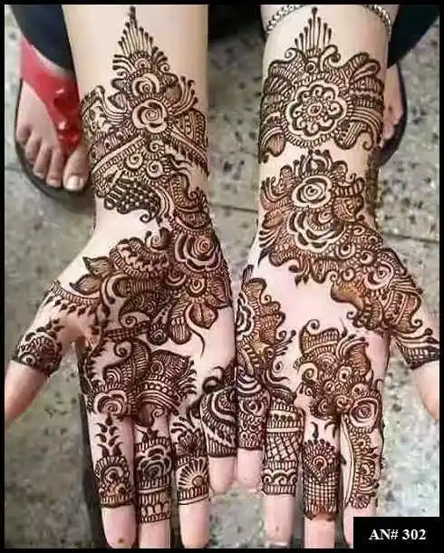 Simple Mehndi Designs For Girls