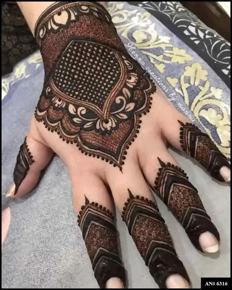 Simple Mehndi Designs For Girls
