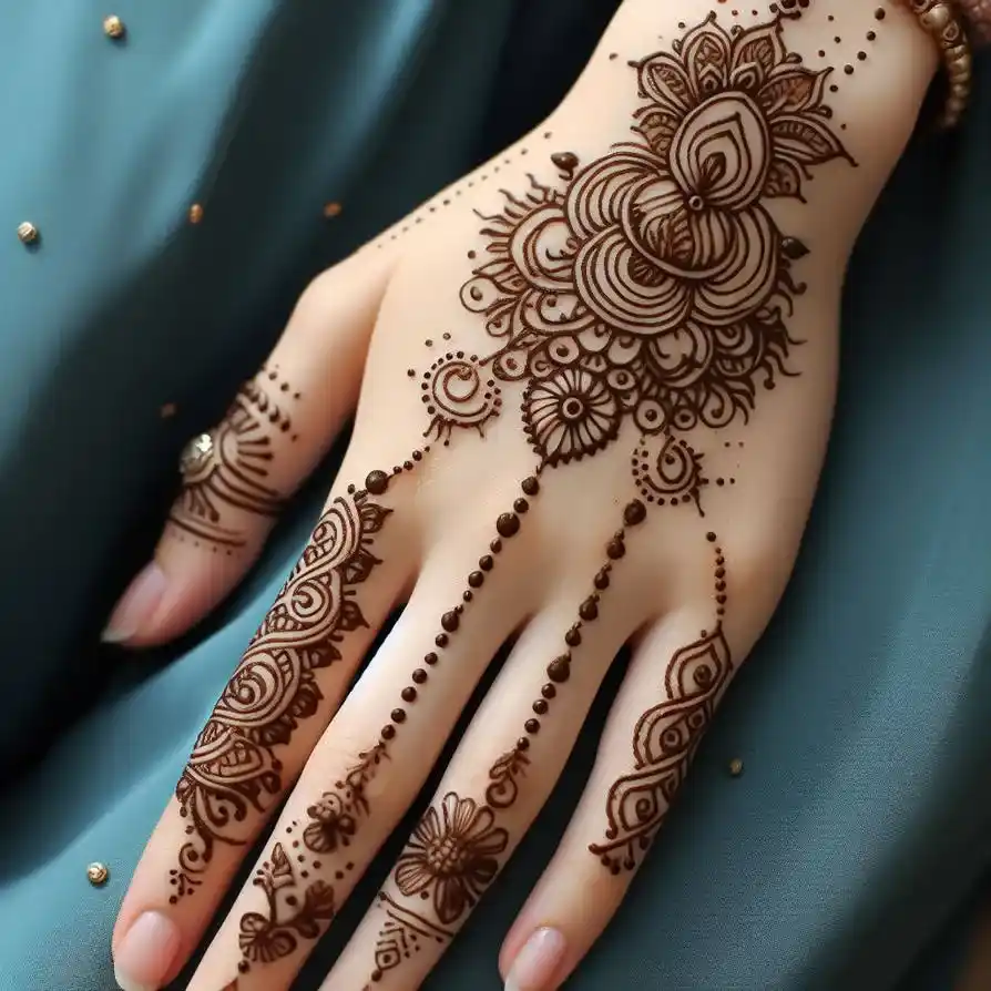 Simple Mehndi Designs For Girls