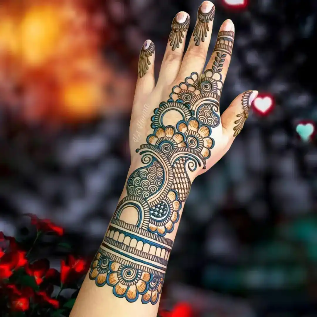 Simple Mehndi Designs For Girls