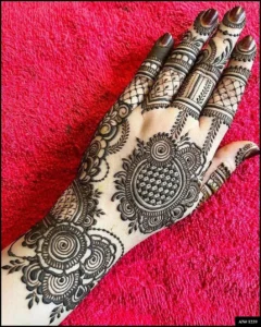 Stylish Mehndi Design No