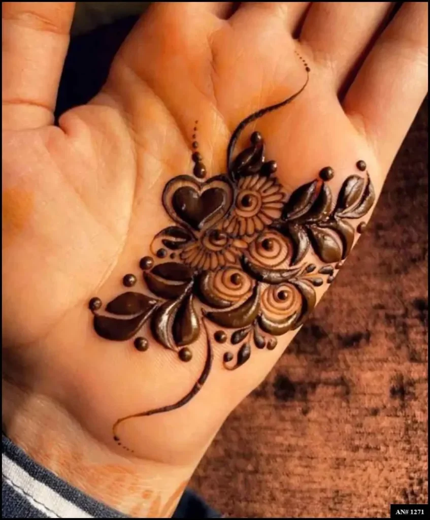 Stylish Mehndi Design No