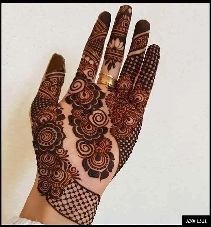 Stylish Mehndi Design No
