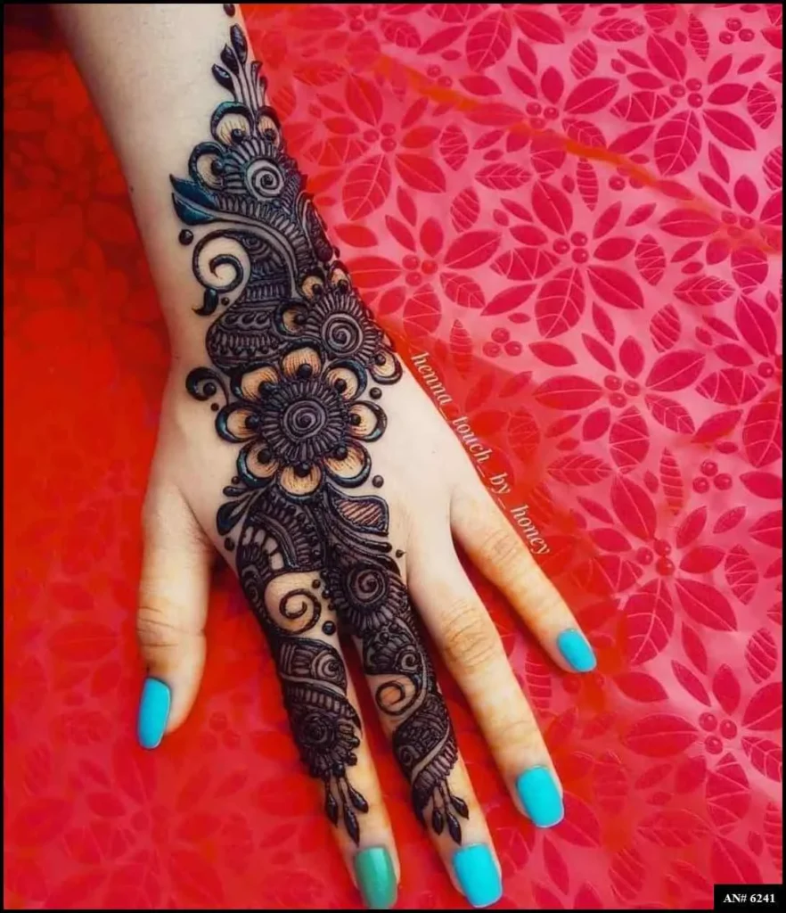 Stylish Mehndi Design No