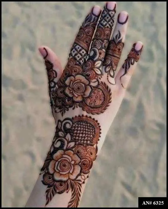 Stylish Mehndi Design No