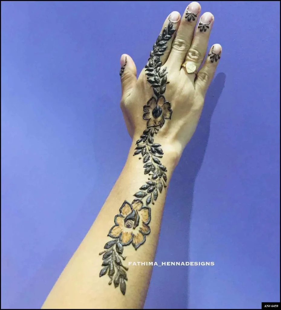 Stylish Mehndi Design No