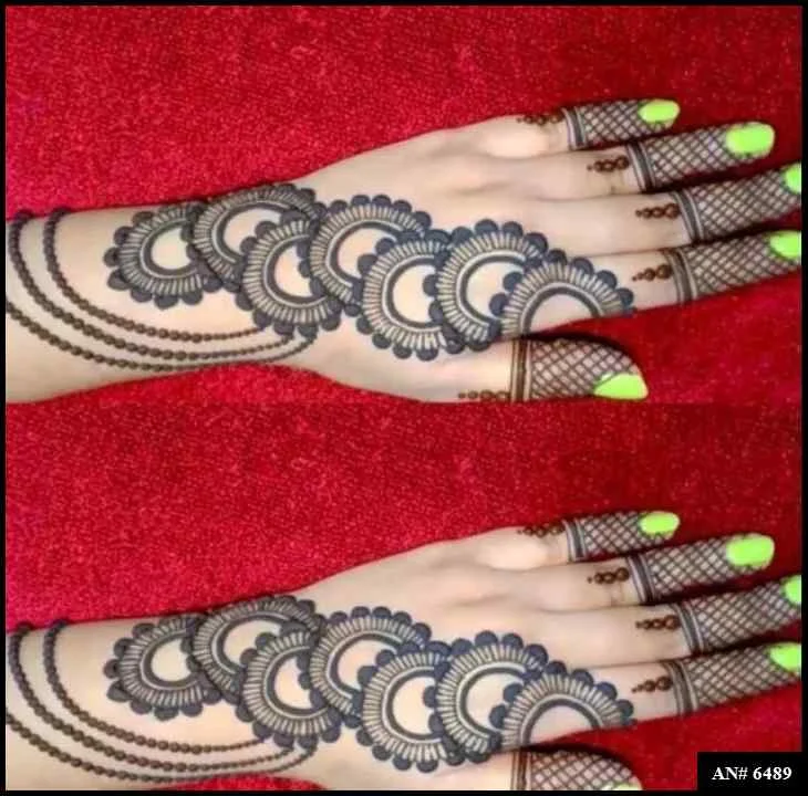 Stylish Mehndi Design No