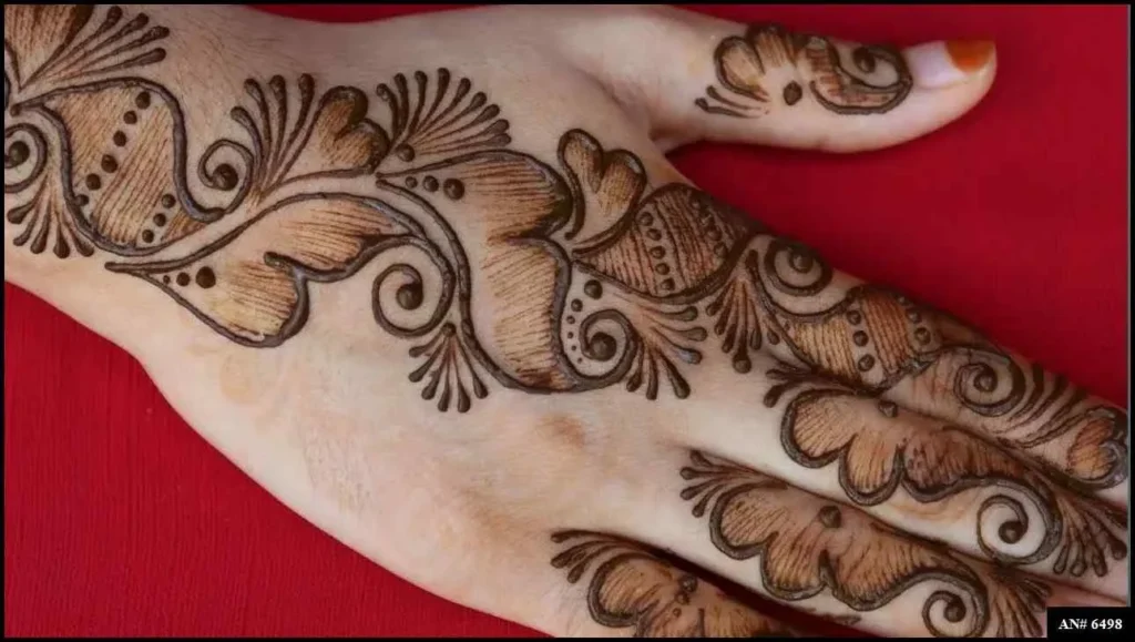 Stylish Mehndi Design No