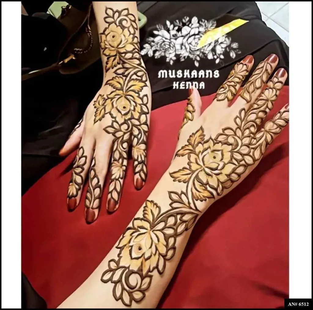 Stylish Mehndi Design No