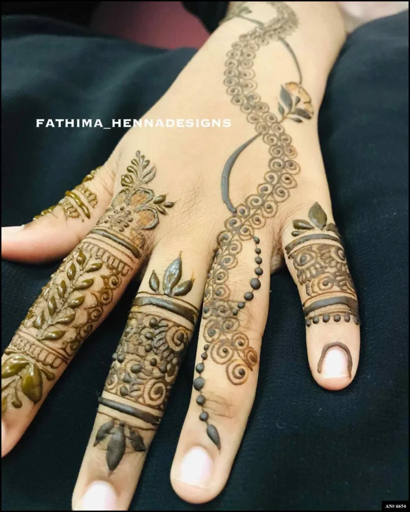 Stylish Mehndi Design No