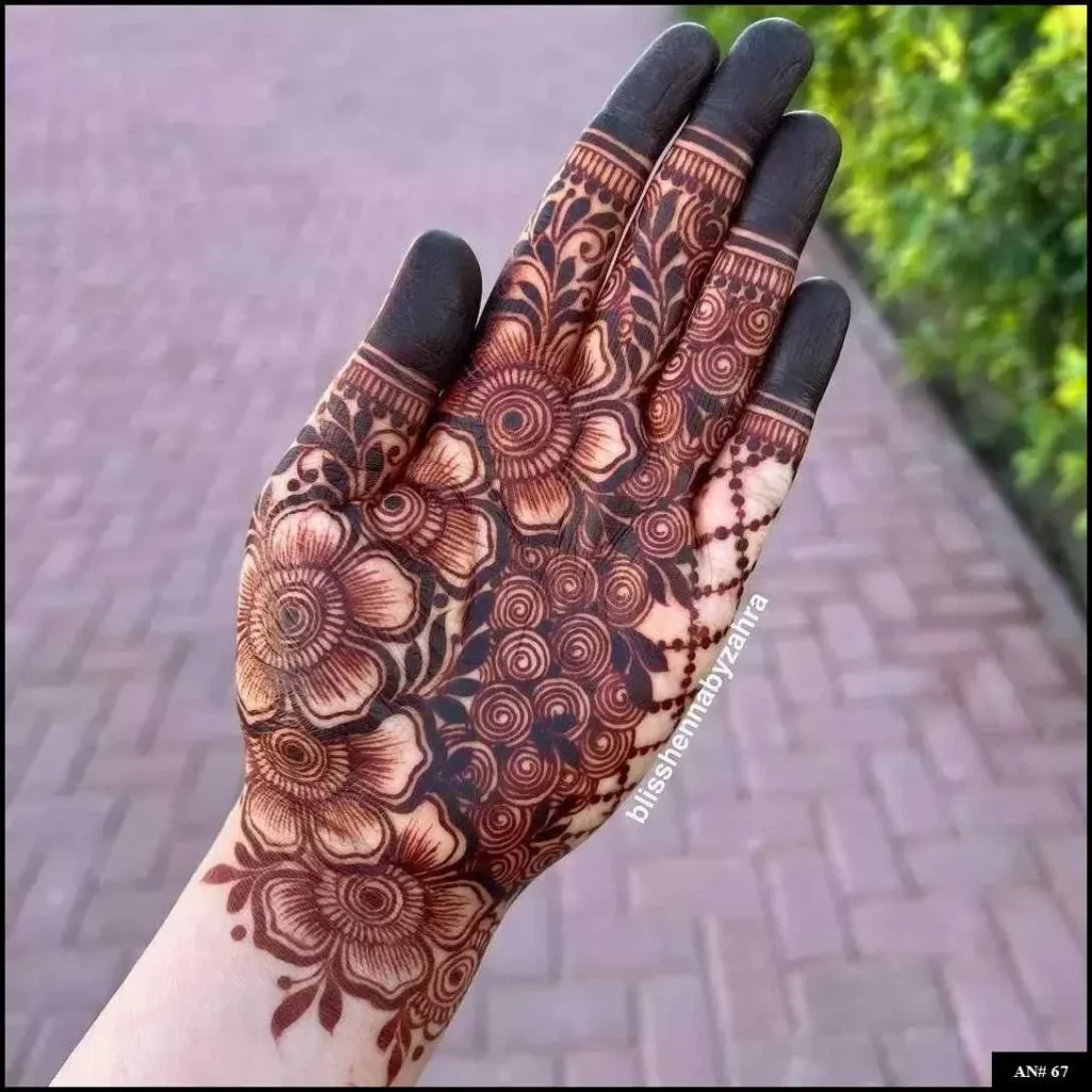 Stylish Mehndi Design No