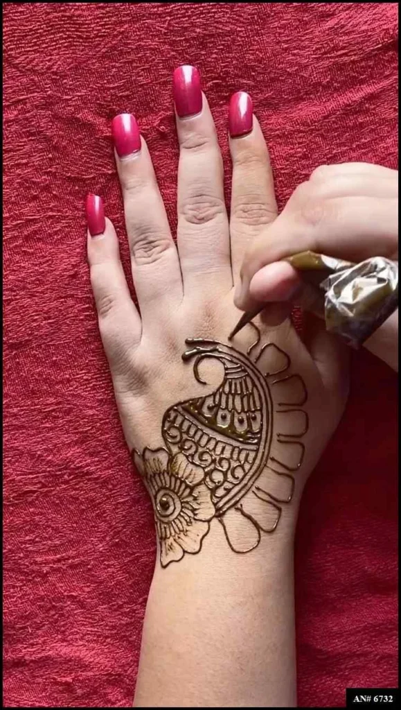 Stylish Mehndi Design No