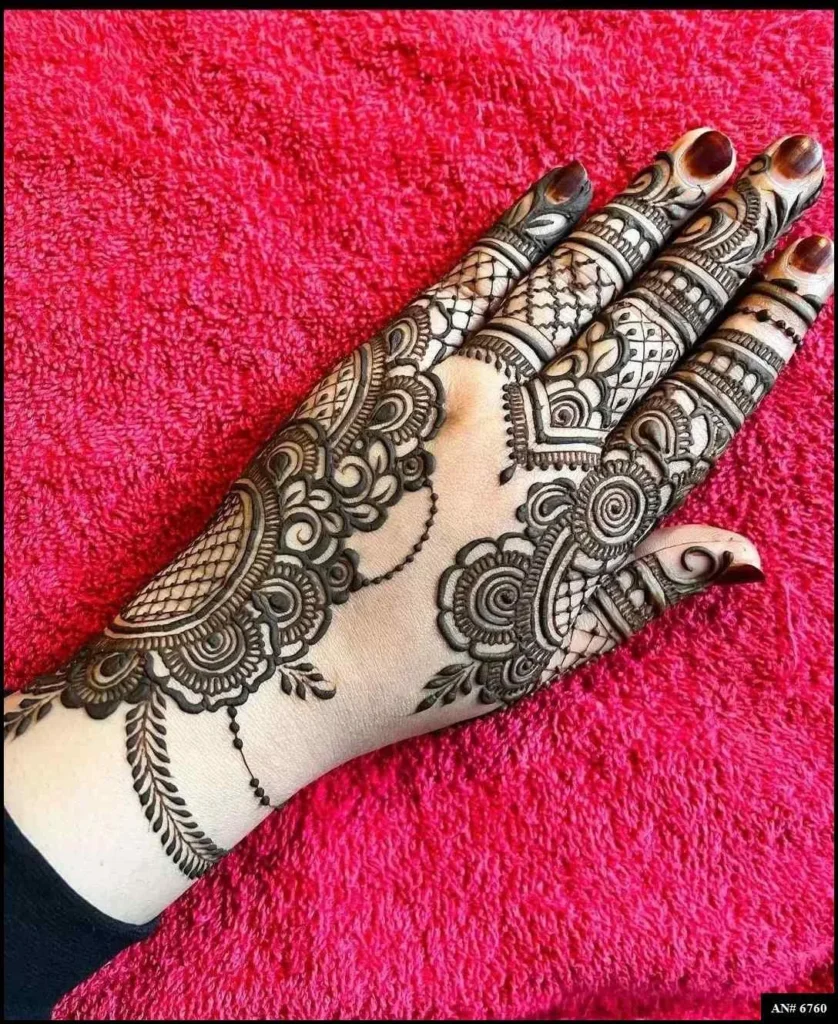 Stylish Mehndi Design No