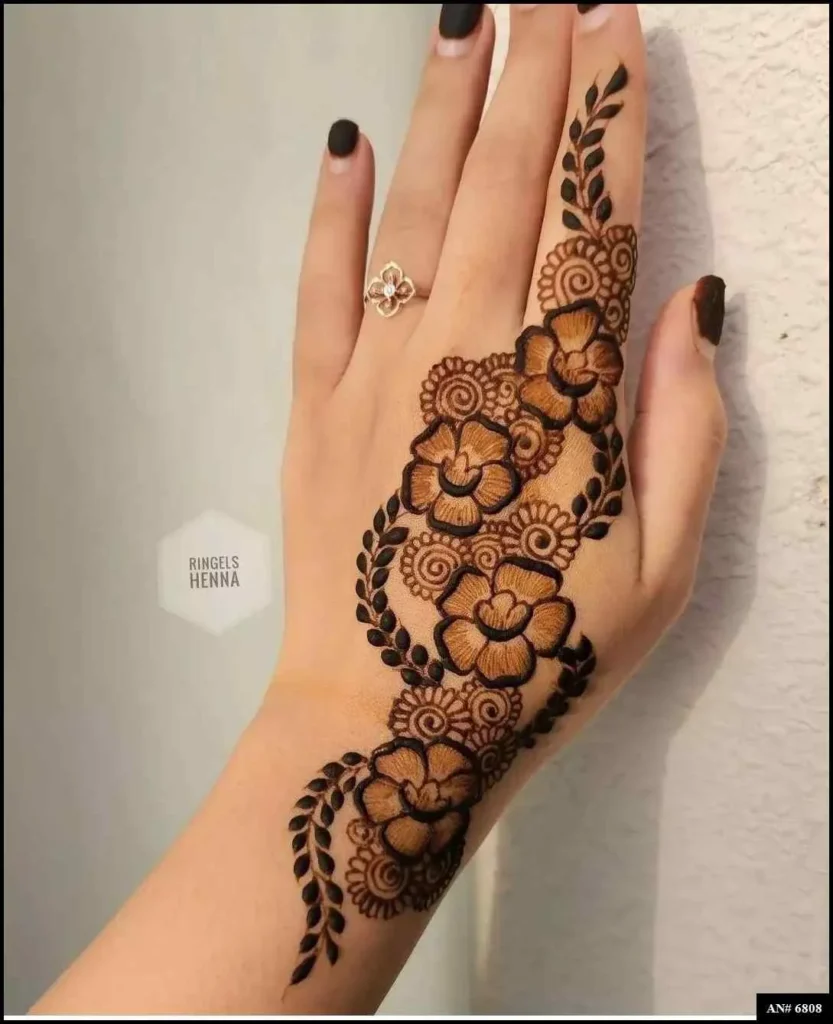 Stylish Mehndi Design No