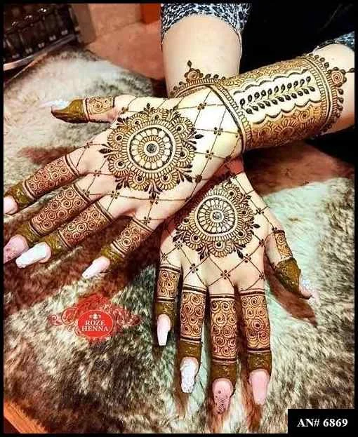 Stylish Mehndi Design No