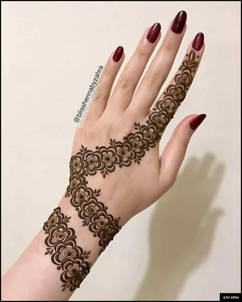Stylish Mehndi Design No
