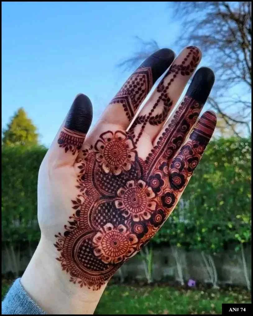 Stylish Mehndi Design No