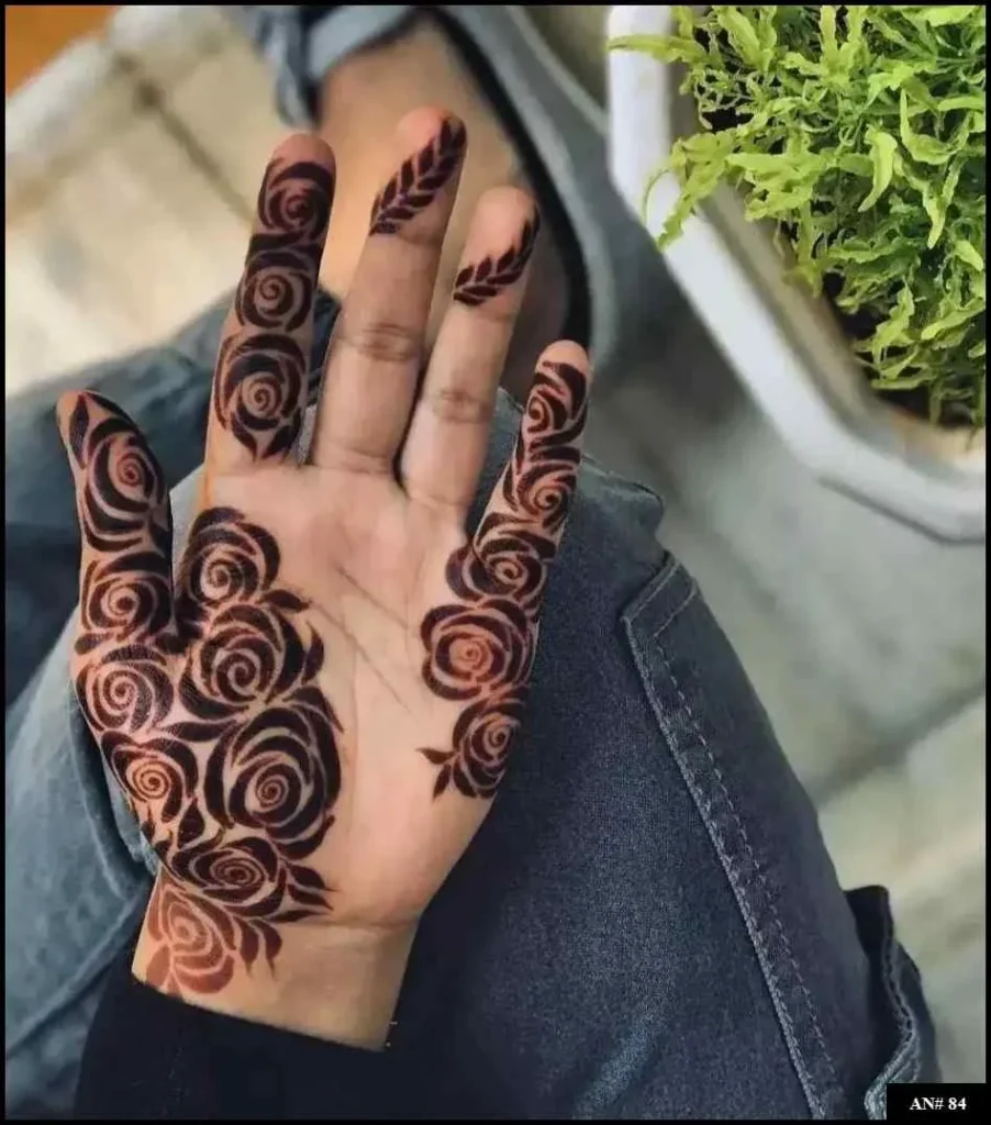 Stylish Mehndi Design No