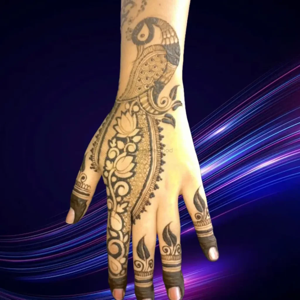 Stylish Modern Full Hand Mehndi Design