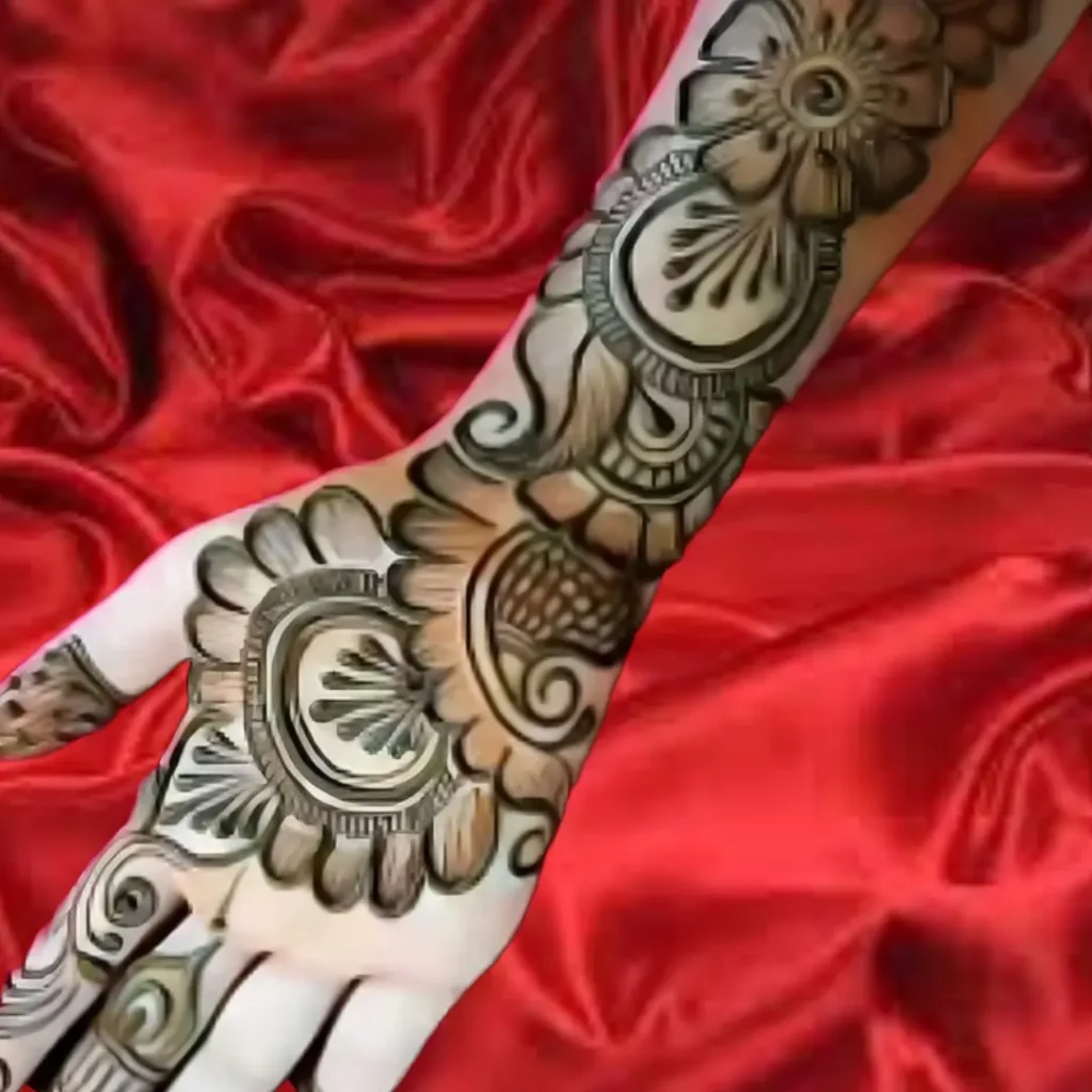 Stylish New Full Hand Mehndi Design