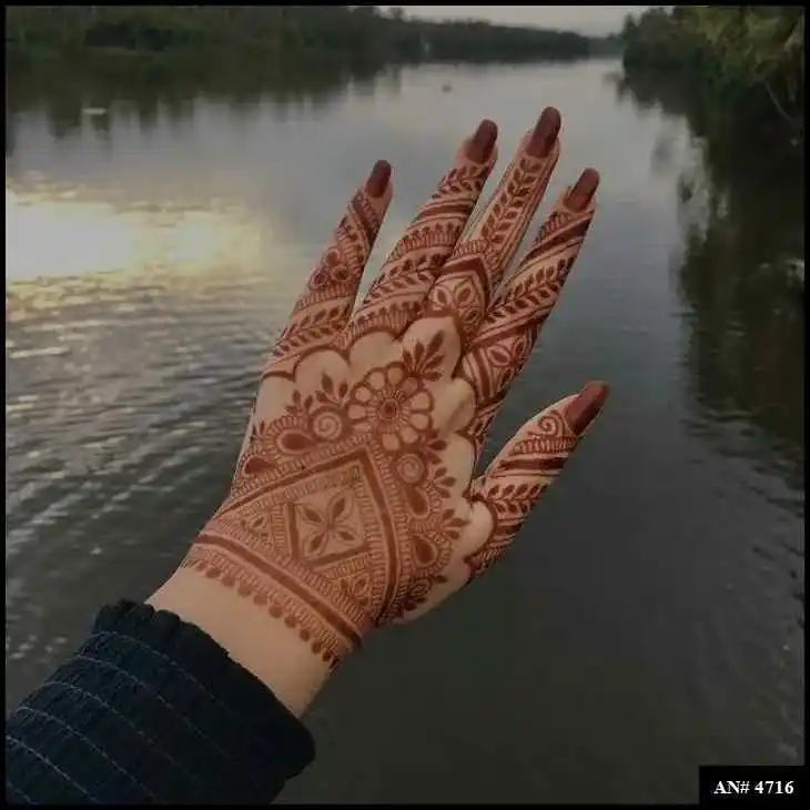 Back Side Mehndi Design