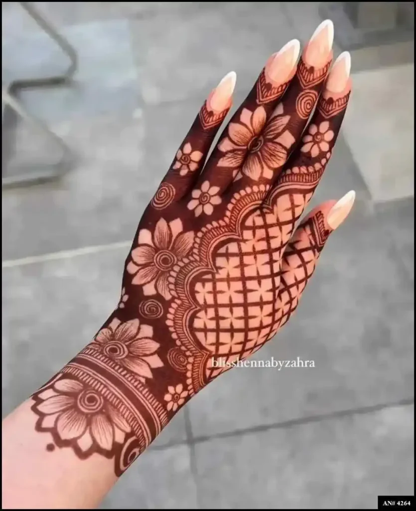 Back Side Mehndi Design
