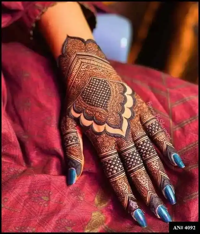 Back Side Mehndi Design