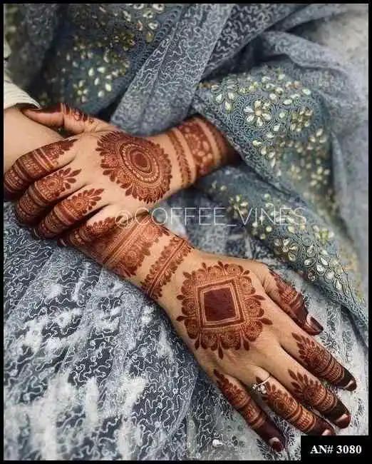 Back Side Mehndi Design