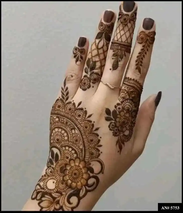 Back Side Mehndi Design