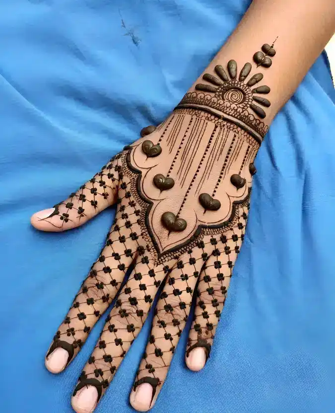 Back Side Mehndi Design