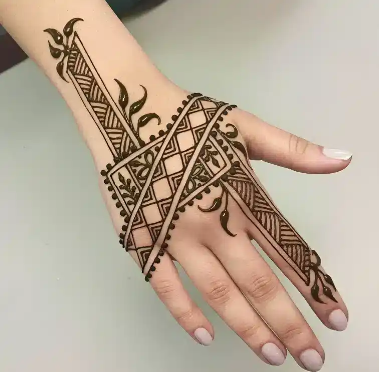 Back Side Mehndi Design